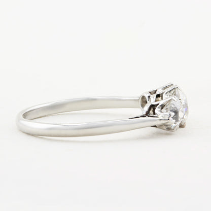 Vintage Diamond 1.00ct Three Stone Ring