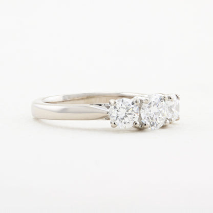 1.00ct Diamond Three Stone Ring