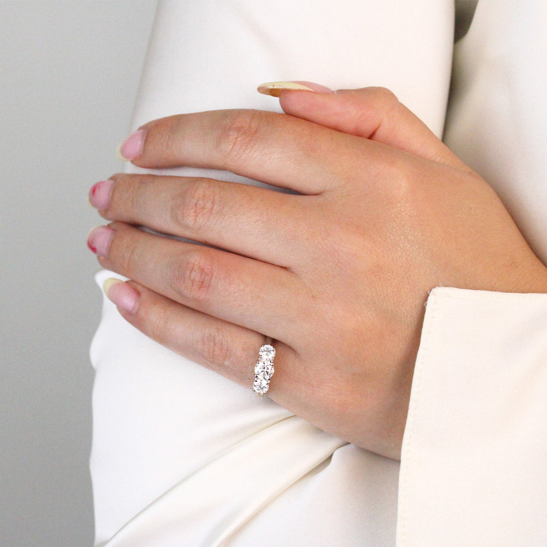 1.00ct Diamond Three Stone Ring