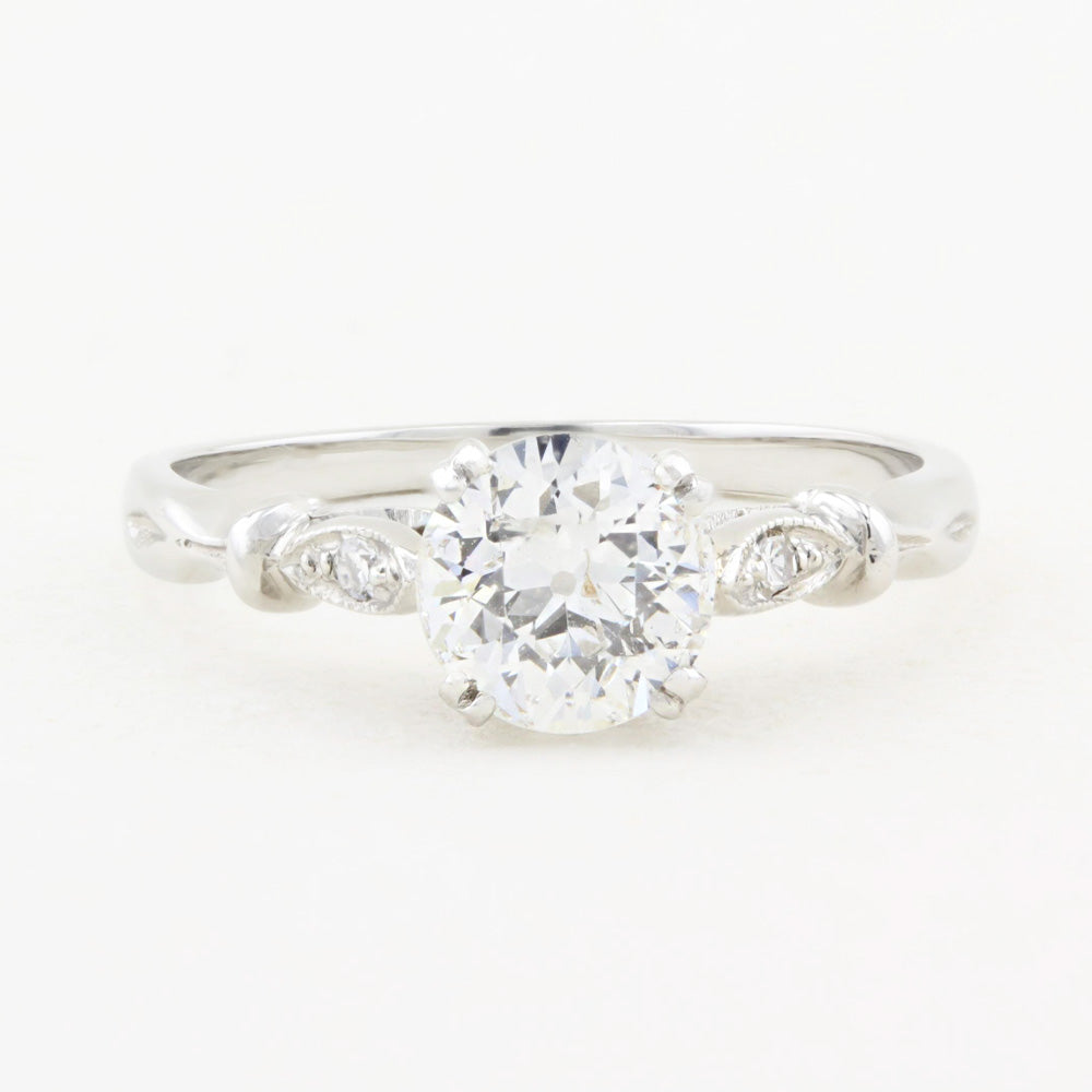 0.75ct Old Cut Diamond Engagement Ring