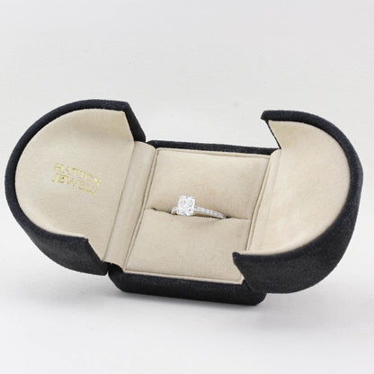 1.82ct Cushion Cut Diamond Ring