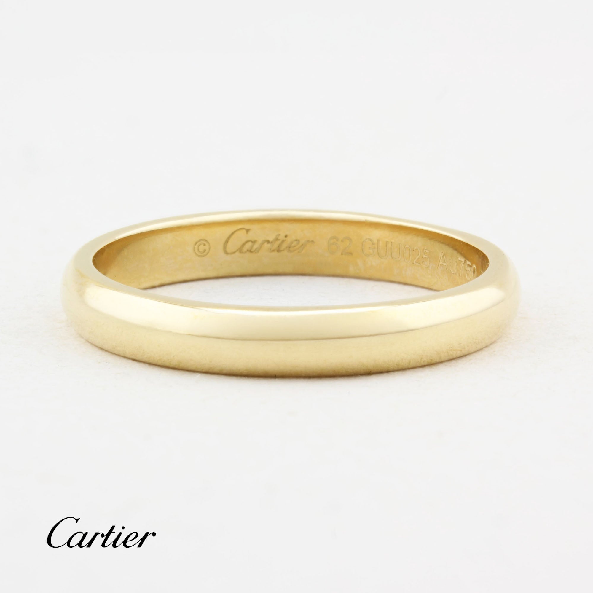 Cartier Yellow Gold Band Ring