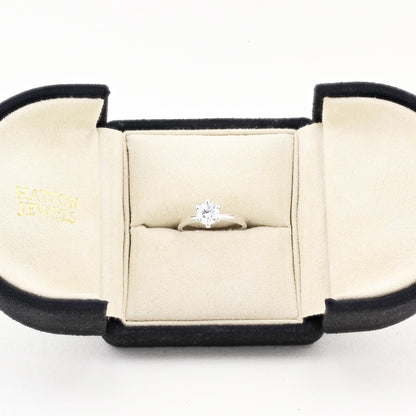 0.70ct Diamond Solitaire Engagement Ring