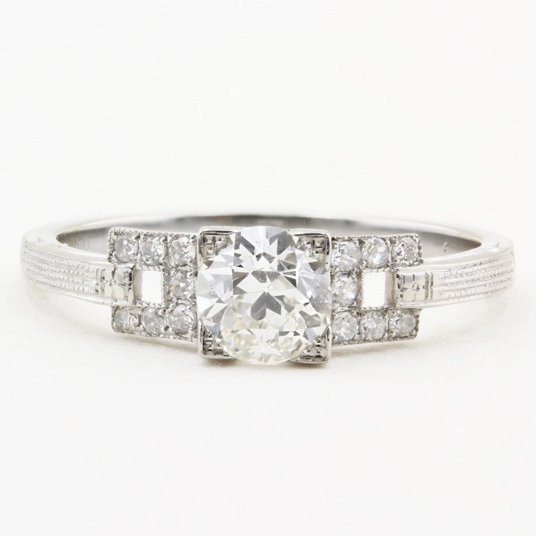 Vintage Art Deco Style Diamond Ring
