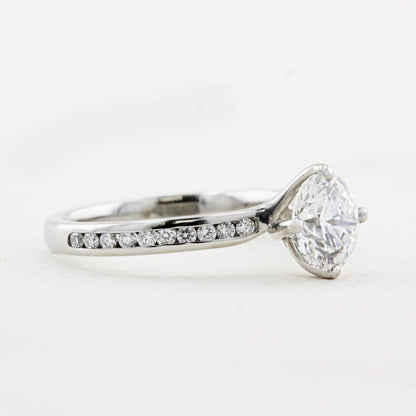 1.02ct Round Brilliant Cut Diamond Solitaire Ring