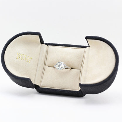 3.47ct Old Cut Diamond Ring