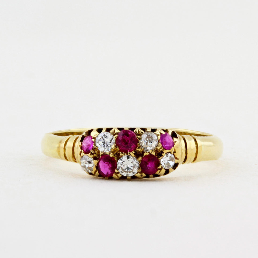 Victorian Ruby &amp; Diamond Dress Ring