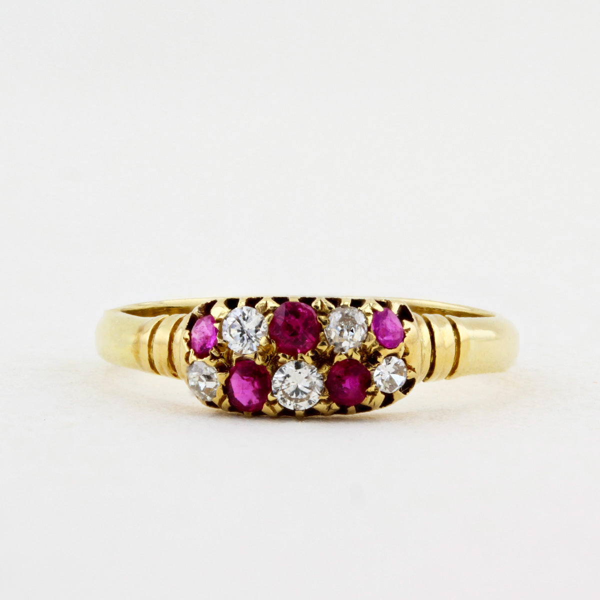 Victorian Ruby &amp; Diamond Dress Ring