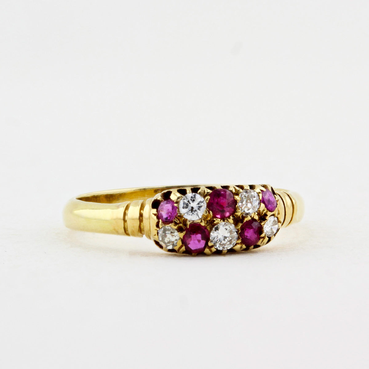 Victorian Ruby &amp; Diamond Dress Ring