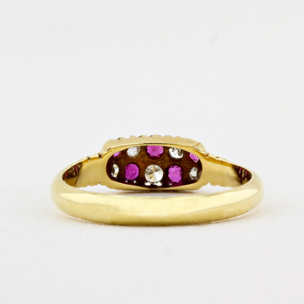 Victorian Ruby &amp; Diamond Dress Ring