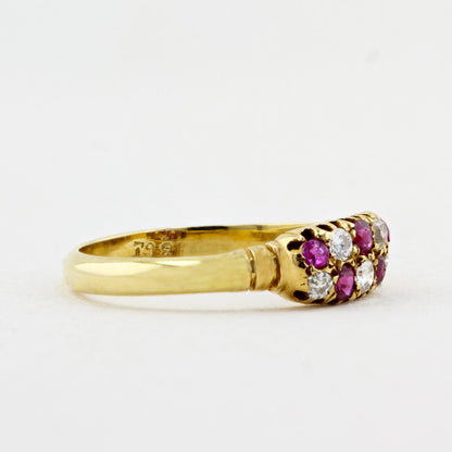 Victorian Ruby &amp; Diamond Dress Ring
