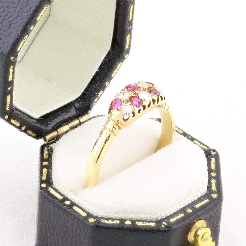 Victorian Ruby &amp; Diamond Dress Ring