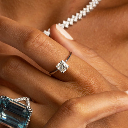 1.50ct Radiant Cut Solitaire Ring