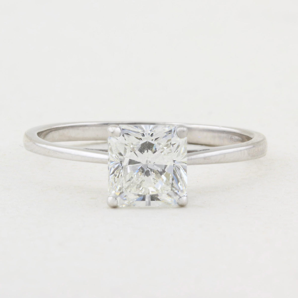 1.50ct Radiant Cut Solitaire Ring