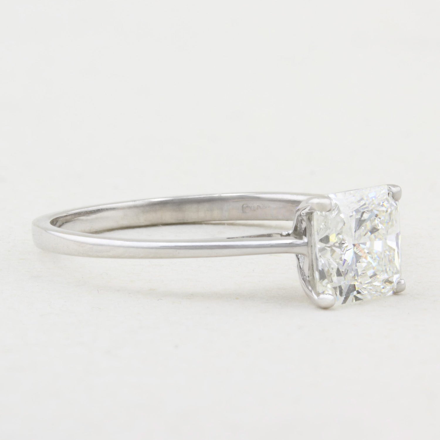 1.50ct Radiant Cut Solitaire Ring