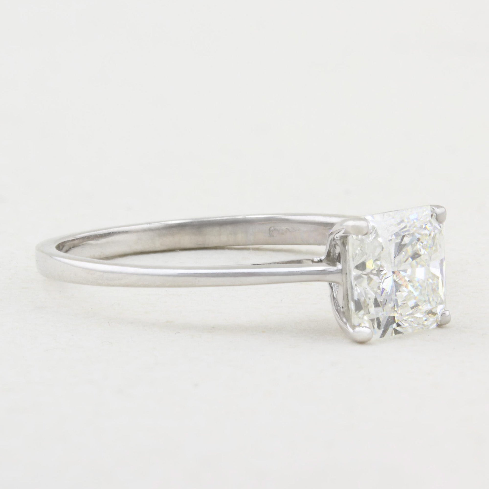 1.50ct Radiant Cut Solitaire Ring