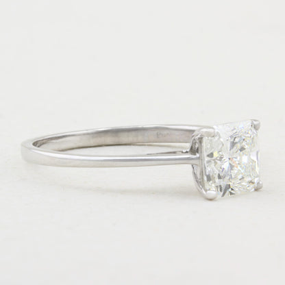 1.50ct Radiant Cut Solitaire Ring