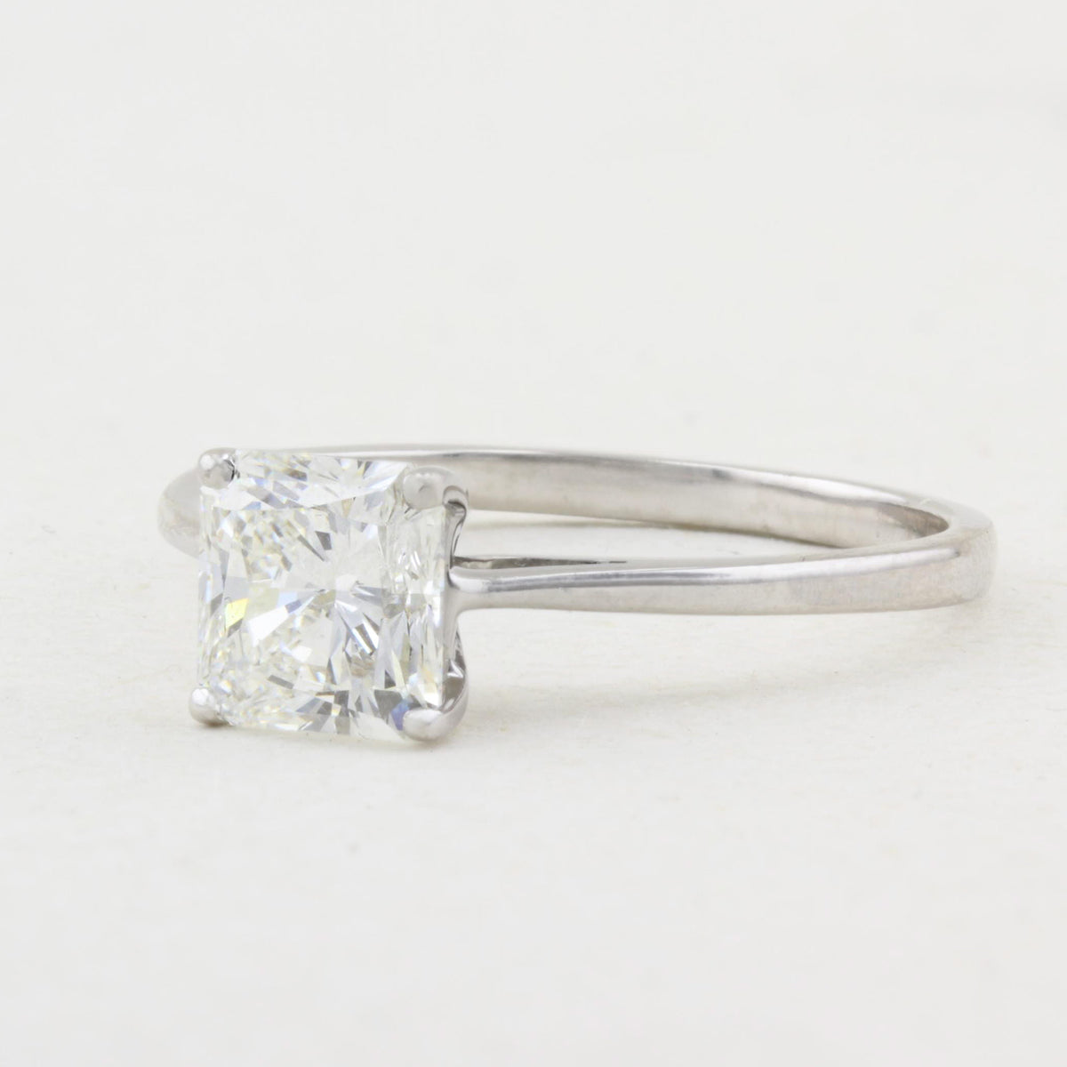 1.50ct Radiant Cut Solitaire Ring
