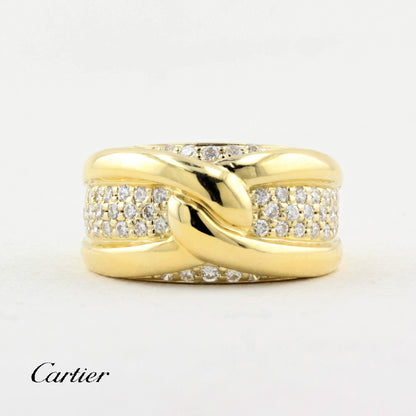 Vintage Cartier Diamond Knot Ring