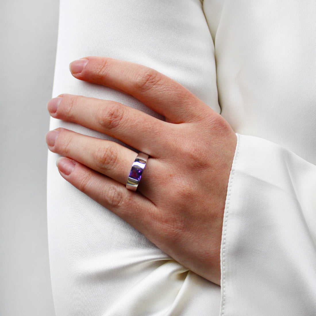 Vintage Cartier Amethyst Tank Ring