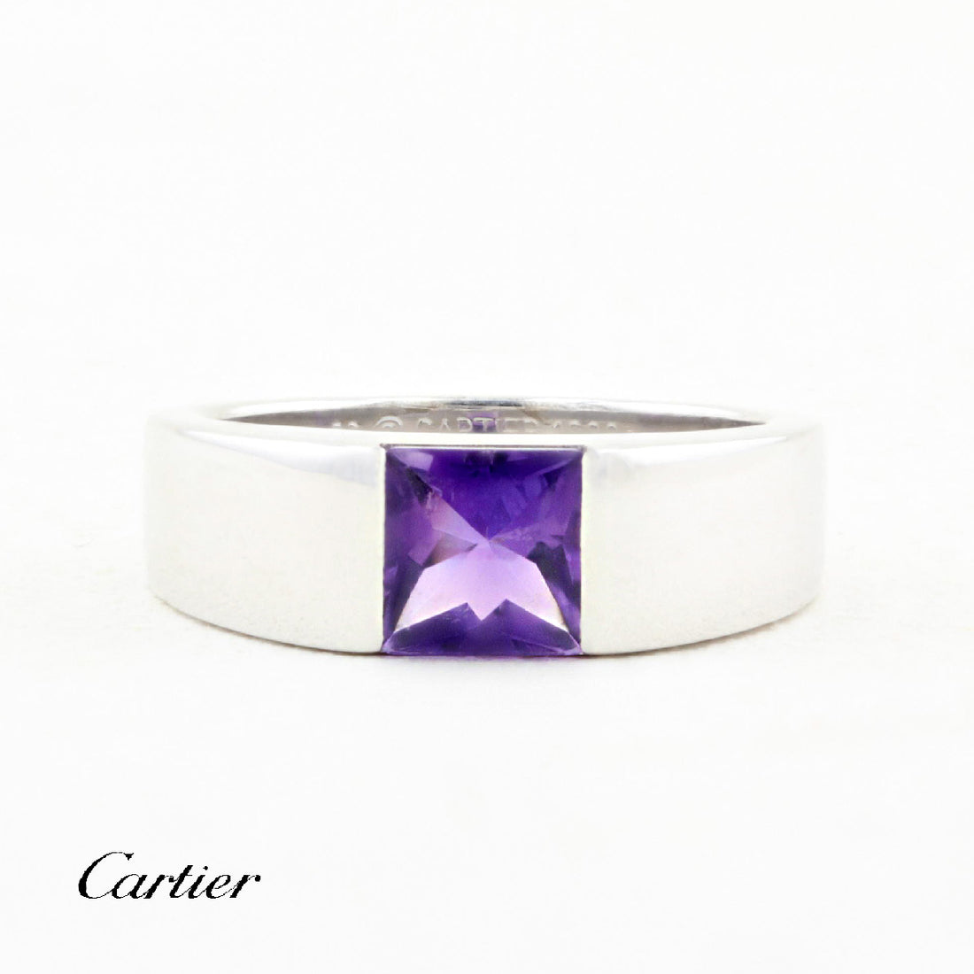Vintage Cartier Amethyst Tank Ring