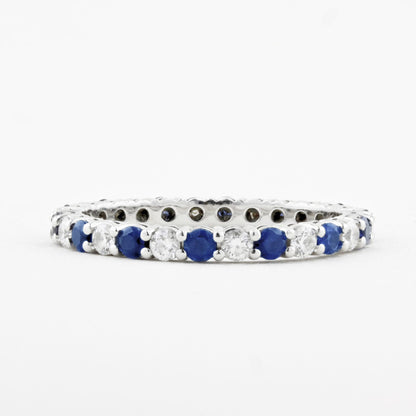 Tiffany Sapphire &amp; Diamond Full Eternity Ring