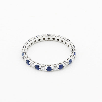 Tiffany Sapphire &amp; Diamond Full Eternity Ring