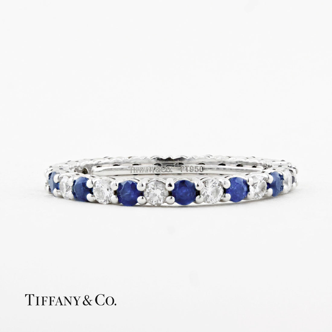Tiffany Sapphire &amp; Diamond Full Eternity Ring