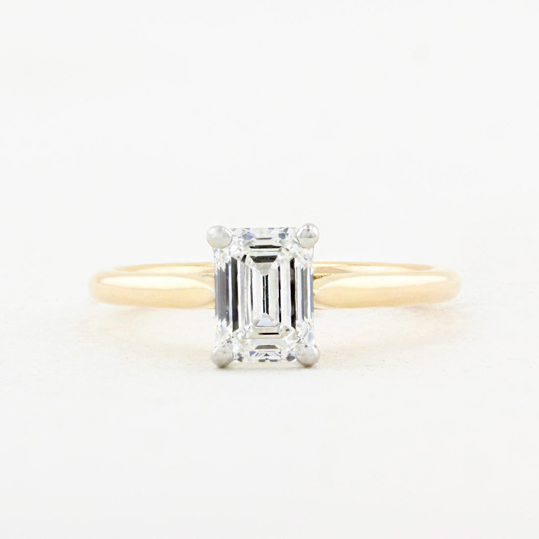 1.20ct Emerald Cut Diamond Solitaire Ring