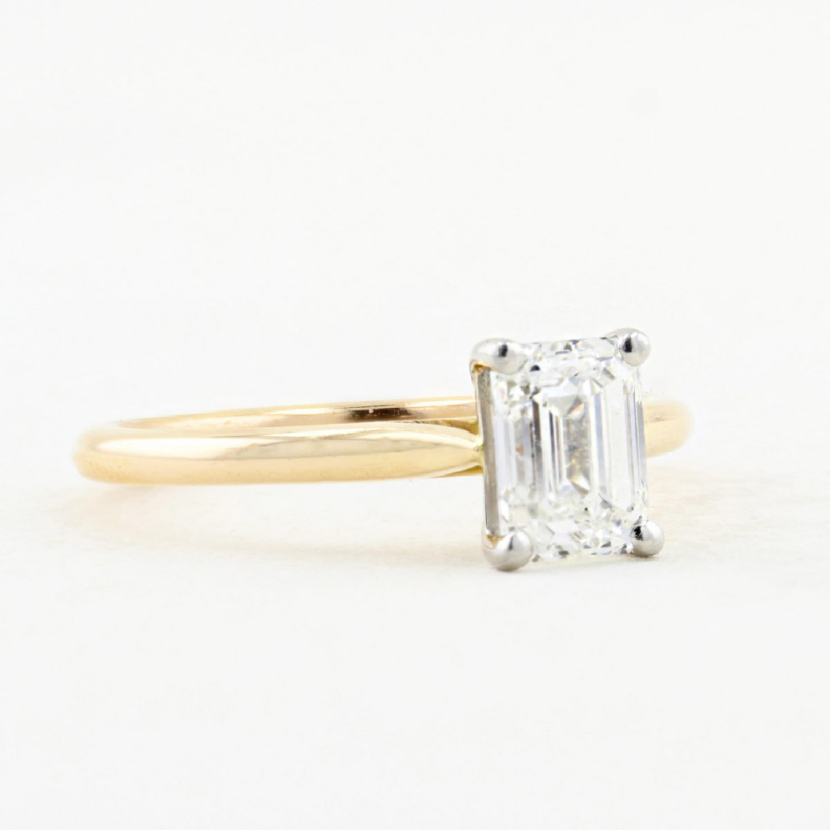 1.20ct Emerald Cut Diamond Solitaire Ring