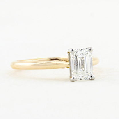 1.20ct Emerald Cut Diamond Solitaire Ring