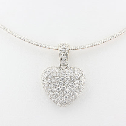 Wempe 2.10ct Diamond Heart Pendant