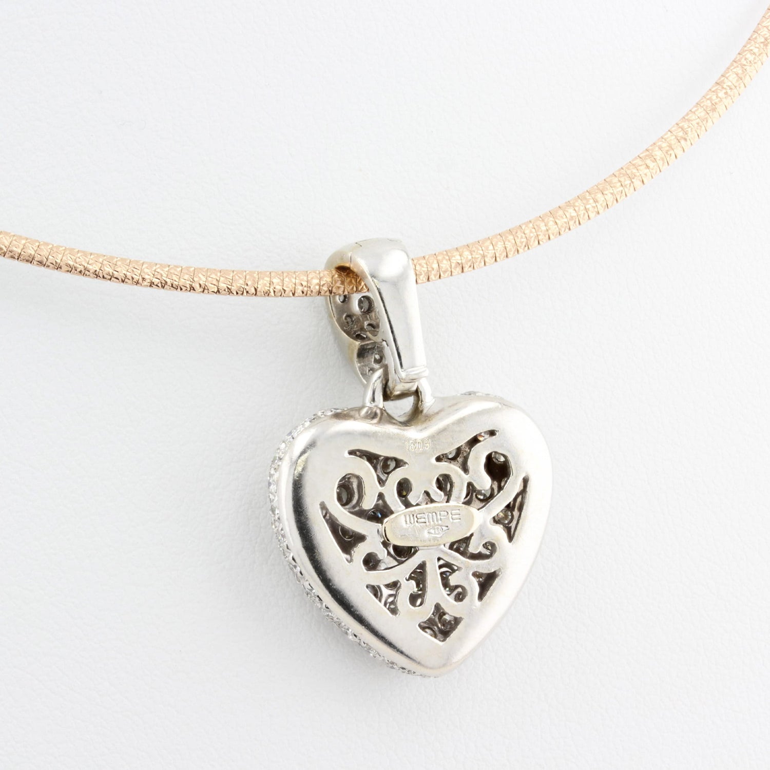 Wempe 2.10ct Diamond Heart Pendant