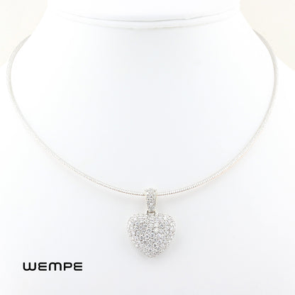 Wempe 2.10ct Diamond Heart Pendant