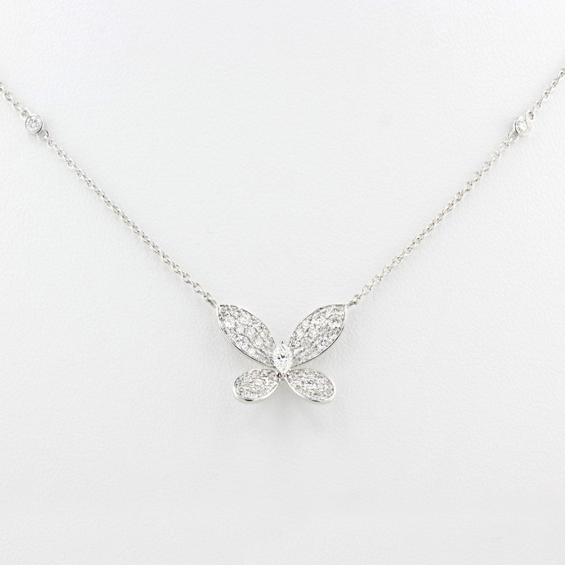 Diamond Butterfly Necklace