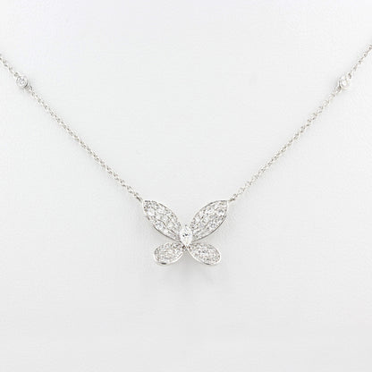 Diamond Butterfly Necklace