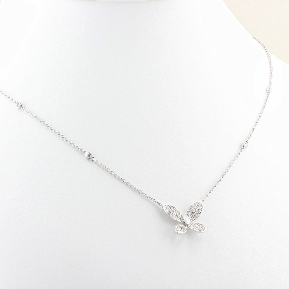 Diamond Butterfly Necklace
