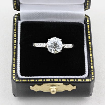 Antique 1.14ct Old Cut Diamond Ring