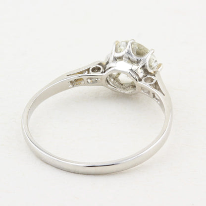 Antique 1.14ct Old Cut Diamond Ring
