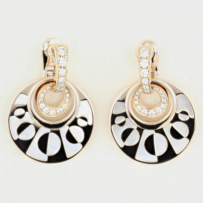 Bulgari Intarsio Diamond Earrings