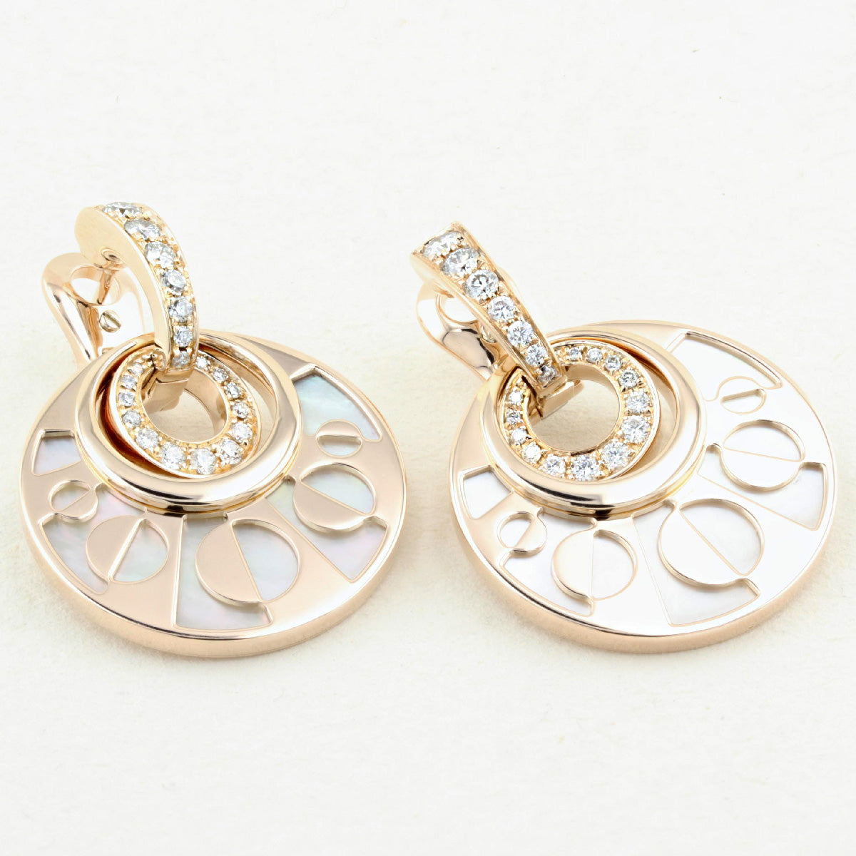 Bulgari Intarsio Diamond Earrings