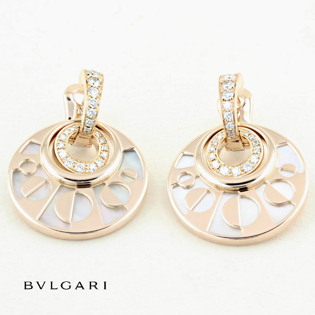 Bulgari Intarsio Diamond Earrings