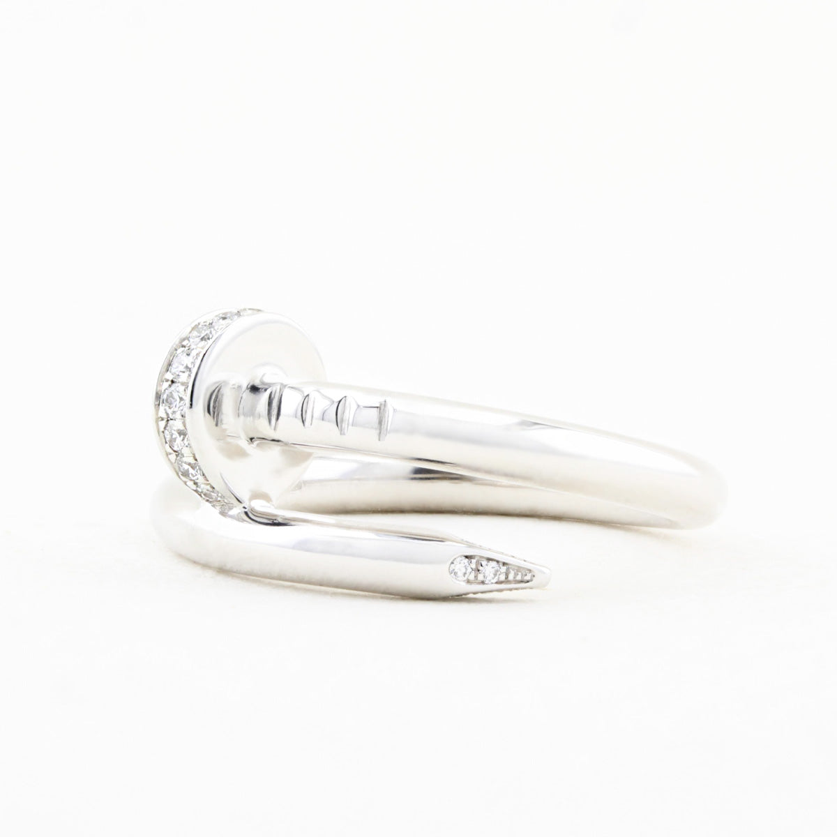 Cartier White Gold Juste Un Clou Ring - Size 51
