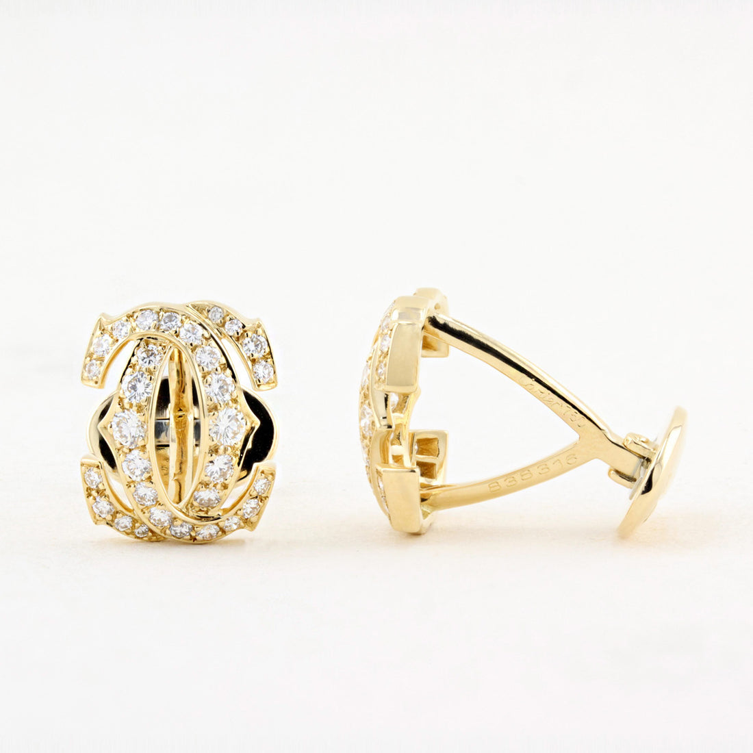 Pre-Owned Cartier Diamond Cufflinks