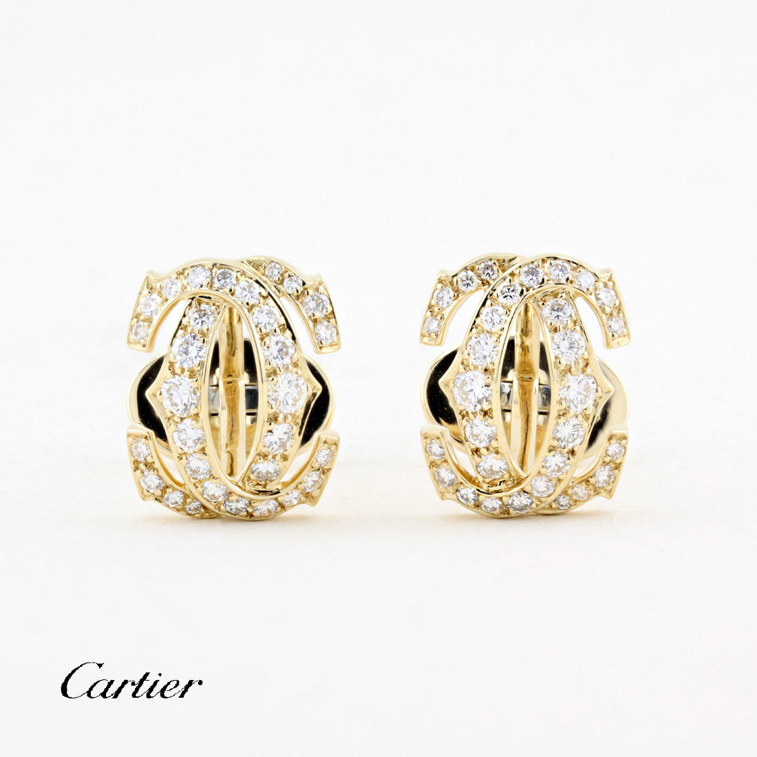 Pre-Owned Cartier Diamond Cufflinks