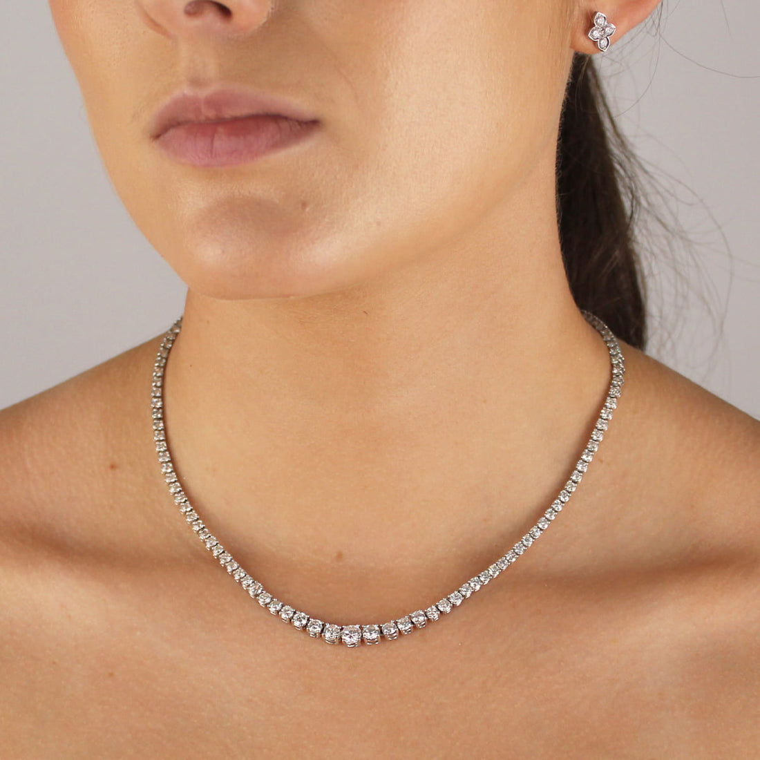 10ct Diamond Tennis Necklace