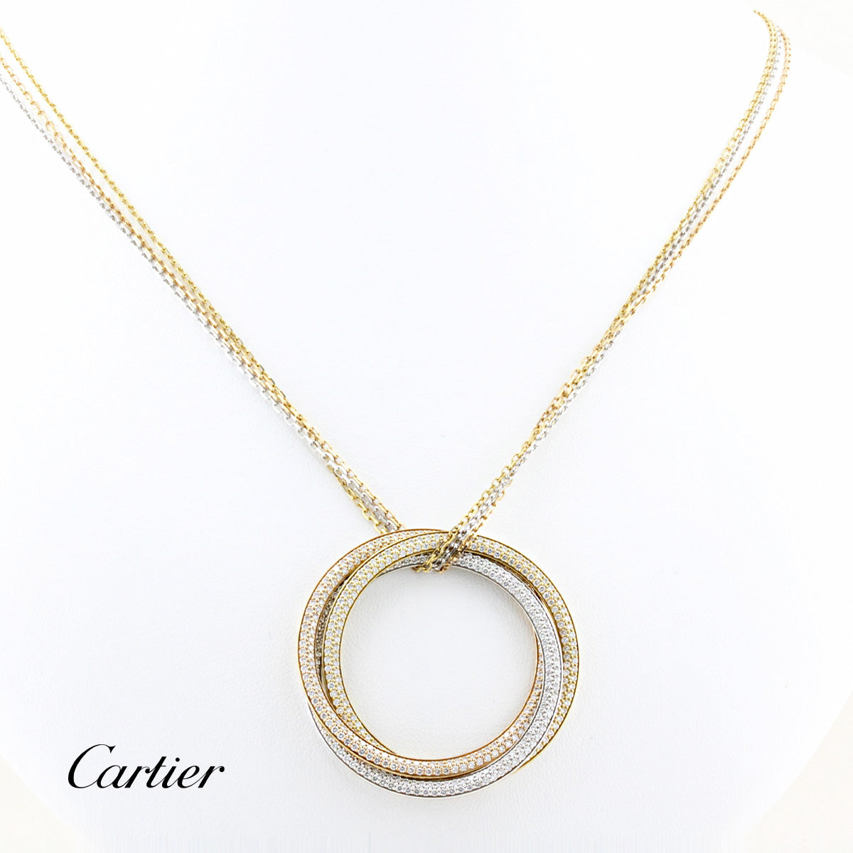 Rare Vintage Cartier Trinity Necklace