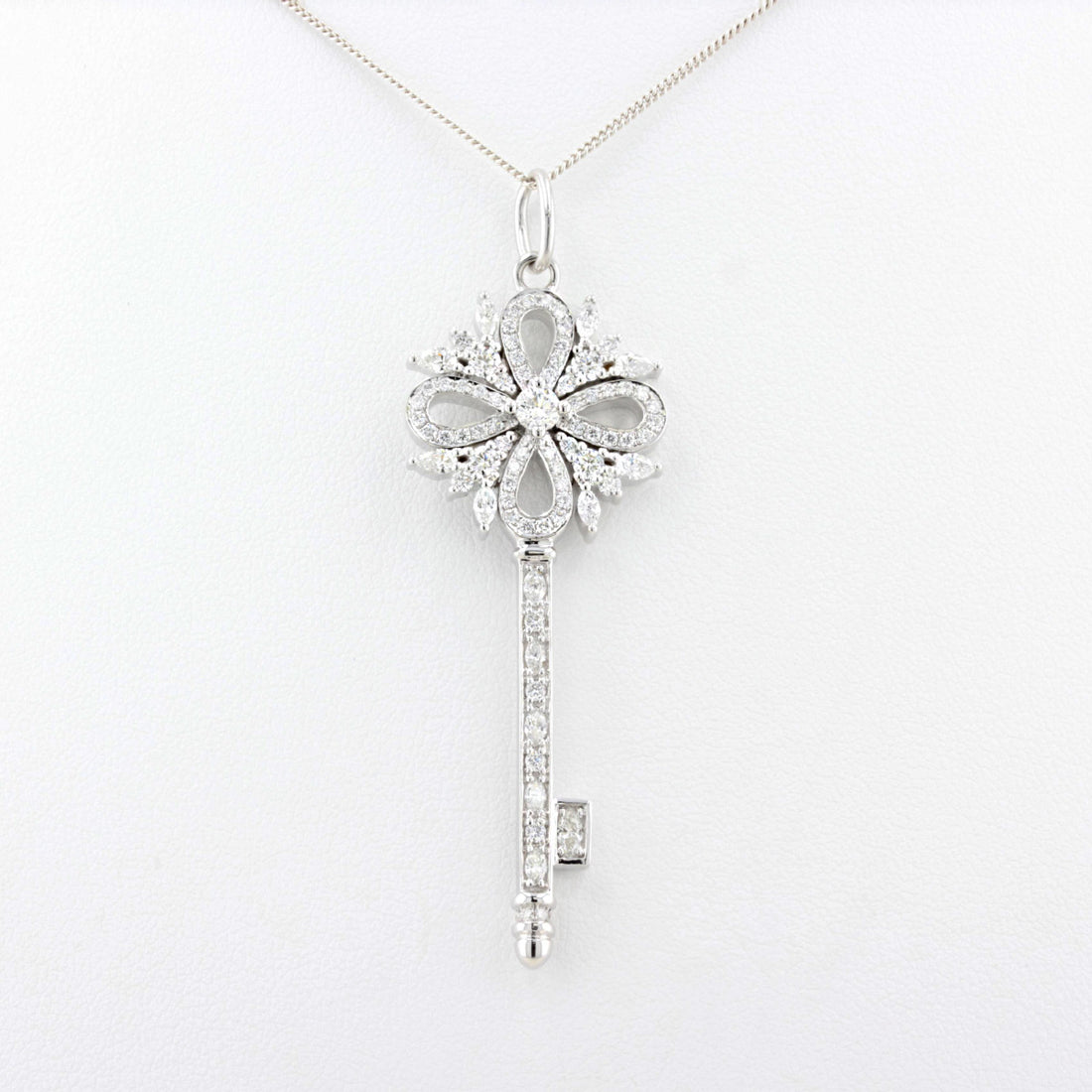 Tiffany Victoria Diamond Key Pendant