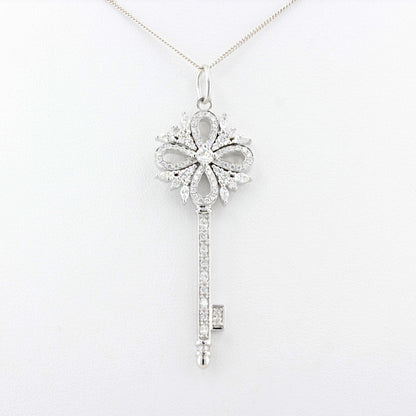 Tiffany Victoria Diamond Key Pendant