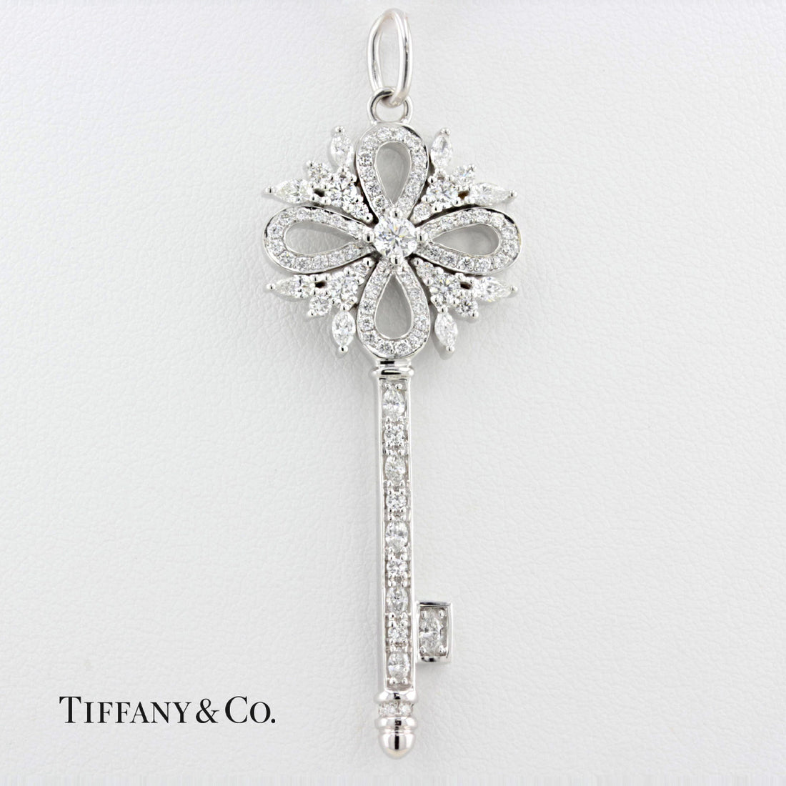 Tiffany Victoria Diamond Key Pendant